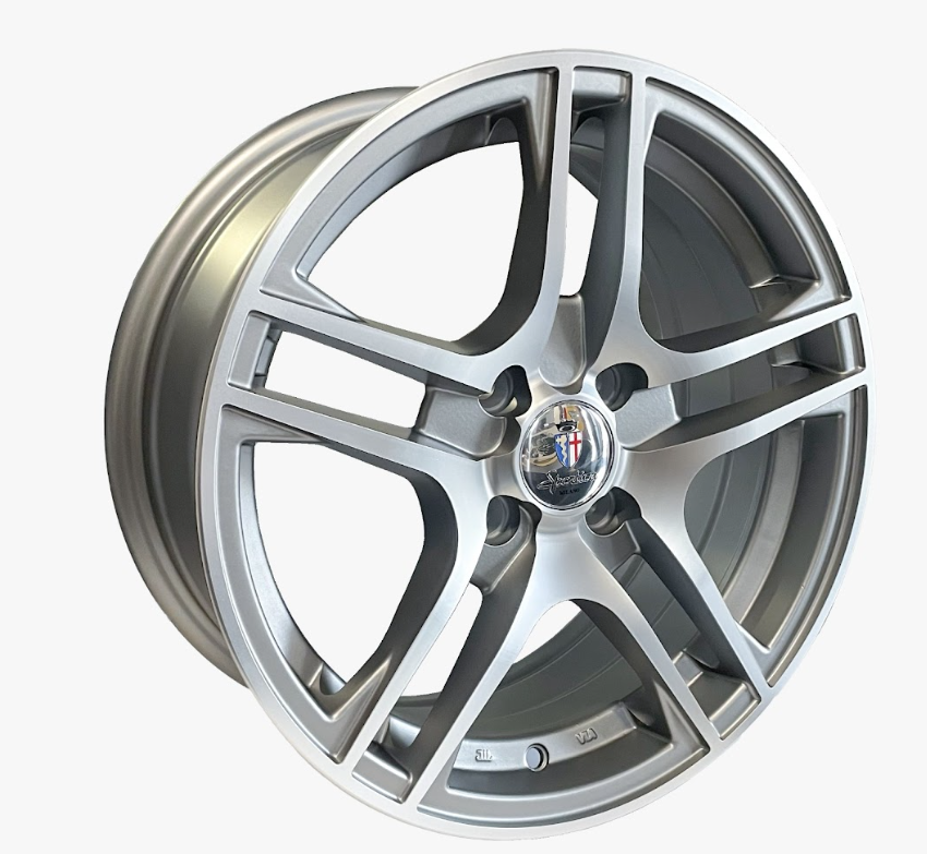LLANTA DEPORTIVA PLATA 4X100 R15 X 6.5 AUTO