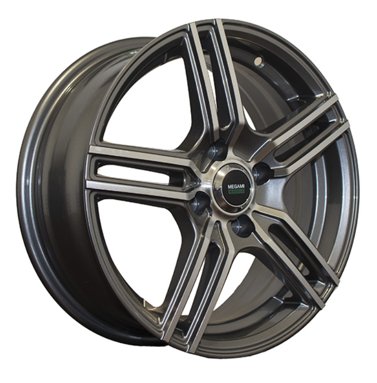 LLANTA MEGA 4X100 R15 X 6.5 DEPORTIVA